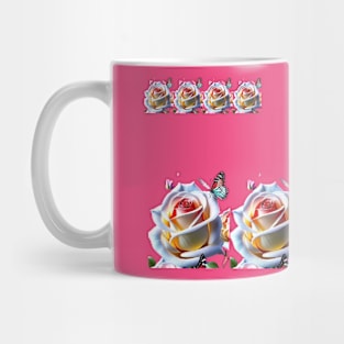 floral art design. Mug